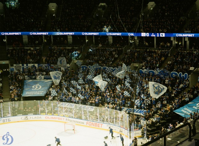 1/8 плей-офф Кубка Гагарина. «Динамо-Минск» — «Динамо» Москва в пленочных кадрах