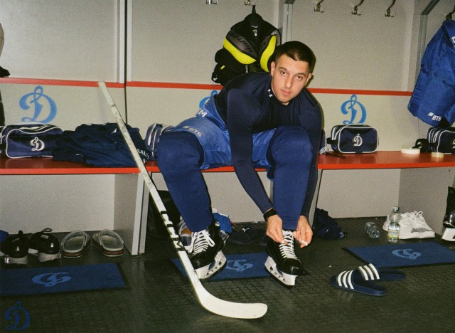 1/8 плей-офф Кубка Гагарина. «Динамо-Минск» — «Динамо» Москва в пленочных кадрах